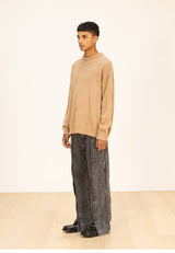 ウールソフトモヘアオーバーサイズニット/WOOL SOFT MOHAIR OVERSIZED KNIT