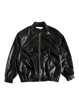 Mase Stitch Leather Coating Jacket (3color)