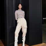 SAMUEL TURTLENECK TEE, LIGHT BEIGE+BLUE S/T (6633253535862)