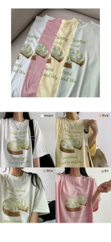 アドサムショートスリーブTシャツ / Ad-sum short-sleeved T-shirt