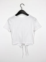 コルセットスクエアネックTシャツ / Corset Square Neck T-shirt (3color)