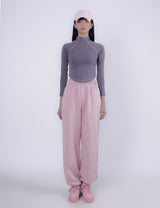 STITCHES TRACK PANTS (PINK)