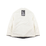 [UNISEX] Reversible Faux Fur Cardigan Coat (Grey) (6656668762230)