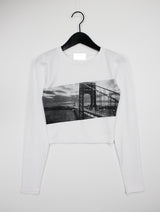 サイドシティクロップTシャツ / Side City Crop T-shirt (2color)