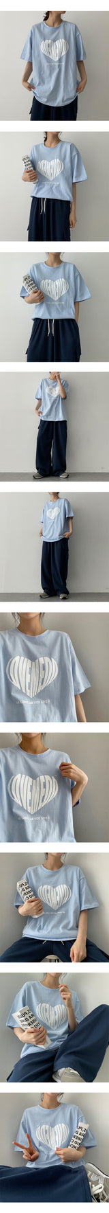 ラブハートTシャツ/Love Heart T-shirt