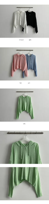 ポディブクロップニットフード / Podibuclop Knit Hood