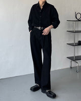 ルブラン２タックデニムセット / LE Blanc Linen Two-Tuck Denim (Set - Up / 1 color)