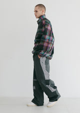 WDフューチャーリフレクティブトラックパンツ / BSR2223FWPT041 WD FUTURE REFLECTIVE TRACK PANTS CHARCOAL