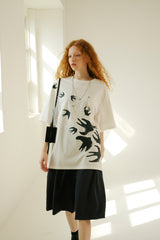 SWALLOW T-SHIRTS WHITE (6635882840182)
