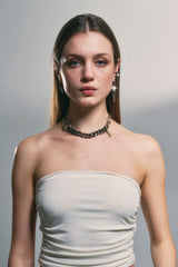 NO.300 [BLACK] KEYCHAIN NECKLACE 