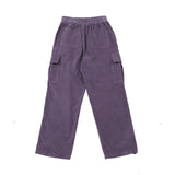 コーデュロイカーゴワイドパンツ (PURPLE)