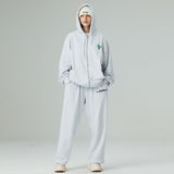 ツータックワイドスウェットパンツ/TWO TUCK WIDE SWEAT PANTS-WHITE MELANGE