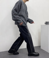 ミックスバルーンニット/MU Mix Balloon Knitwear (3 colors)