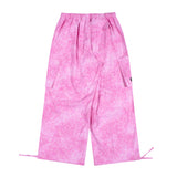 WILD FLOWER WIDE CARGO PANTS  Pink