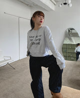 シュークロップスウェットシャツ / Shoe Crop Sweatshirt (3color)