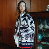 Dolphin nordic zip-up cardigan (6622875975798)