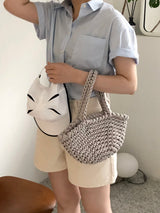 バスケットバッグ/basket bag (gray)