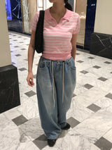 Marshmallow stripe knit 