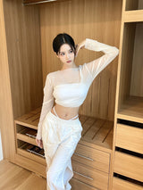ストラップレイヤードインナーショートパンツ