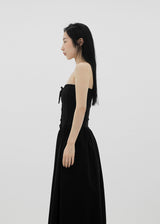 コルセットトップワンピース/Corset Top One Piece (2color)