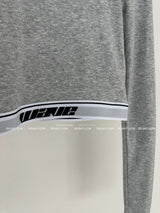 ウィナーナッピングバンディングクロップタートルネックTシャツ