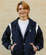 バーシティスタジャン/RCH varsity stadium Jacket navy