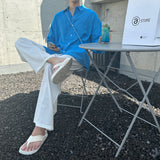 クリーングアイスタックバンディングワイドパンツ / LMN Cooling Ice Two Tuck Banding Wide Pants (4 colors)