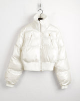 Colson glossy ribbed color combination short padding
