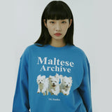 マルチーズアーカイブスウェットシャツ / Maltese archive sweatshirts