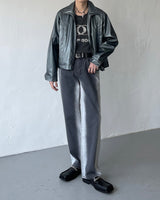 バターX-rayブラックブルーワイドデニム / TC4050-2 Butter X-ray Black Blue Wide Denim
