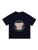 Women's Bear Friends Relax Crop Tee NavyGreen(FCC2TS386W)