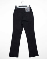 スリップブラックデニムパンツ/no.2330 slip black denim pants