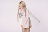 Ribbon Muffler_Fairy pink