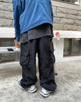 ワイドワイドナイロンカーゴパンツ