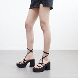 GARNIE STRAP SANDLE HEEL