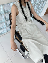 Nate String Layered Sleeveless Long One Piece