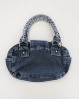 Luckett Y2K Kitsch Star Belt Denim Mini Shoulder Bag