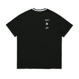 ニットカラーラウンドTシャツ / KNITTING COLLAR ROUND T-SHIRT_BK