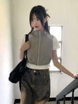 Tabe shirring vest vest set-up