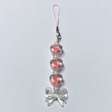コーラルリボンキーリング / MADE coral ribbon Keyring