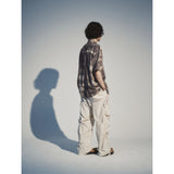 ブリーチダイングストラップシャツ / BLEACH DYEING STRAP SHIRT_BR