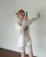レースインナーショーツ/lace inner shorts - ivory