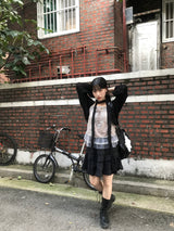 ロマンティックルースツイストショールカーディガン