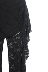 紅煙 Flower lace pantskirt