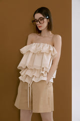 Shirring tube top 