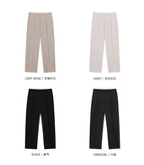 ドットバックベンドワンタックセミワイドスラックス / Dot Back-Bend One Tuck Semi-Wide Slacks (4 colors)