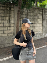 Y2k ツーポケットウォッシングベルトカーゴスカート / Y2k Two-Pocket Washing Belt Cargo Skirt