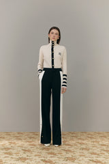 Button slit pants