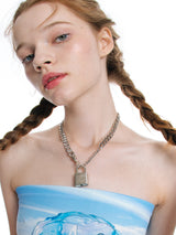 パンクロックネックレス / 1 0 punk lock necklace