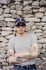 TBD T-logo ball cap MIX NAVY 